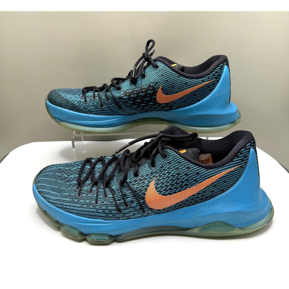 Nike KD 8 OKC Road Game Mens Size 10 Thunder Blue Lagoon Basketball Sneakers - Picture 2 of 14